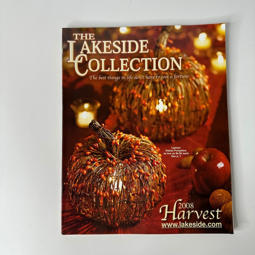 Lakeside Collection Harvest Catalog 2008 Halloween‎ Peanuts Hannah Montana Y2K